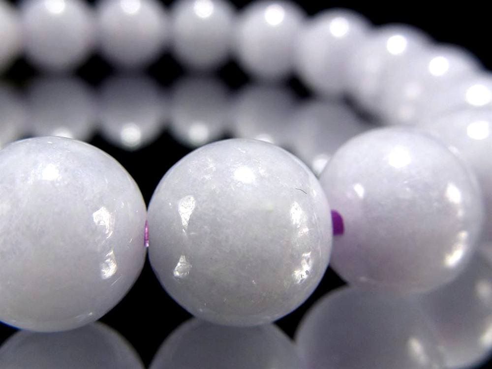 A貨翡翠 翡翠 ブレスレット ジェイド ラベンダー翡翠