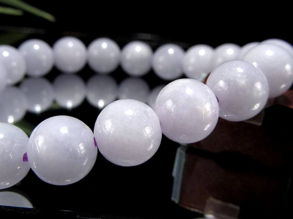 A貨翡翠 翡翠 ブレスレット ジェイド ラベンダー翡翠