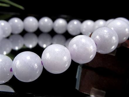 A貨翡翠 翡翠 ブレスレット ジェイド ラベンダー翡翠