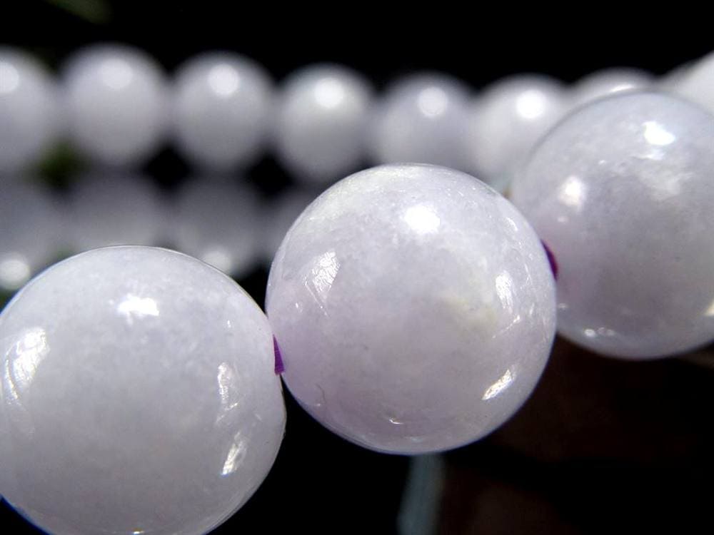 A貨翡翠 翡翠 ブレスレット ジェイド ラベンダー翡翠