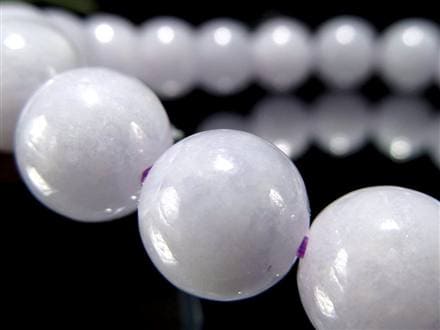 A貨翡翠 翡翠 ブレスレット ジェイド ラベンダー翡翠