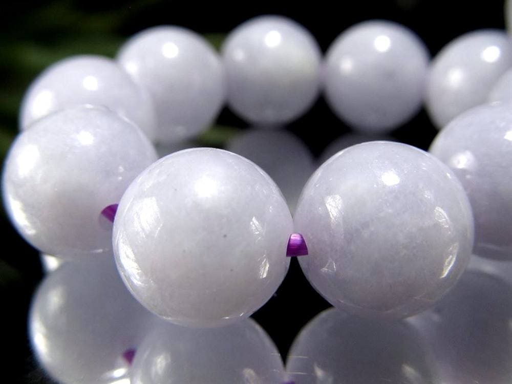 A貨翡翠 翡翠 ブレスレット ジェイド ラベンダー翡翠