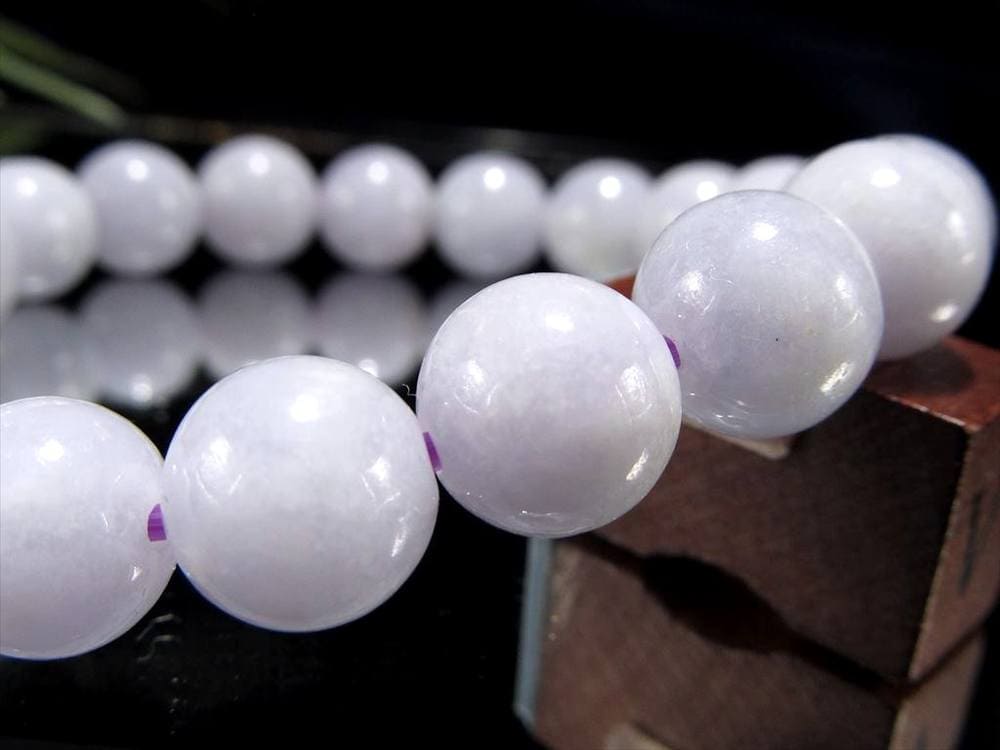 A貨翡翠,翡翠,ブレスレット,ジェイド,ラベンダー翡翠