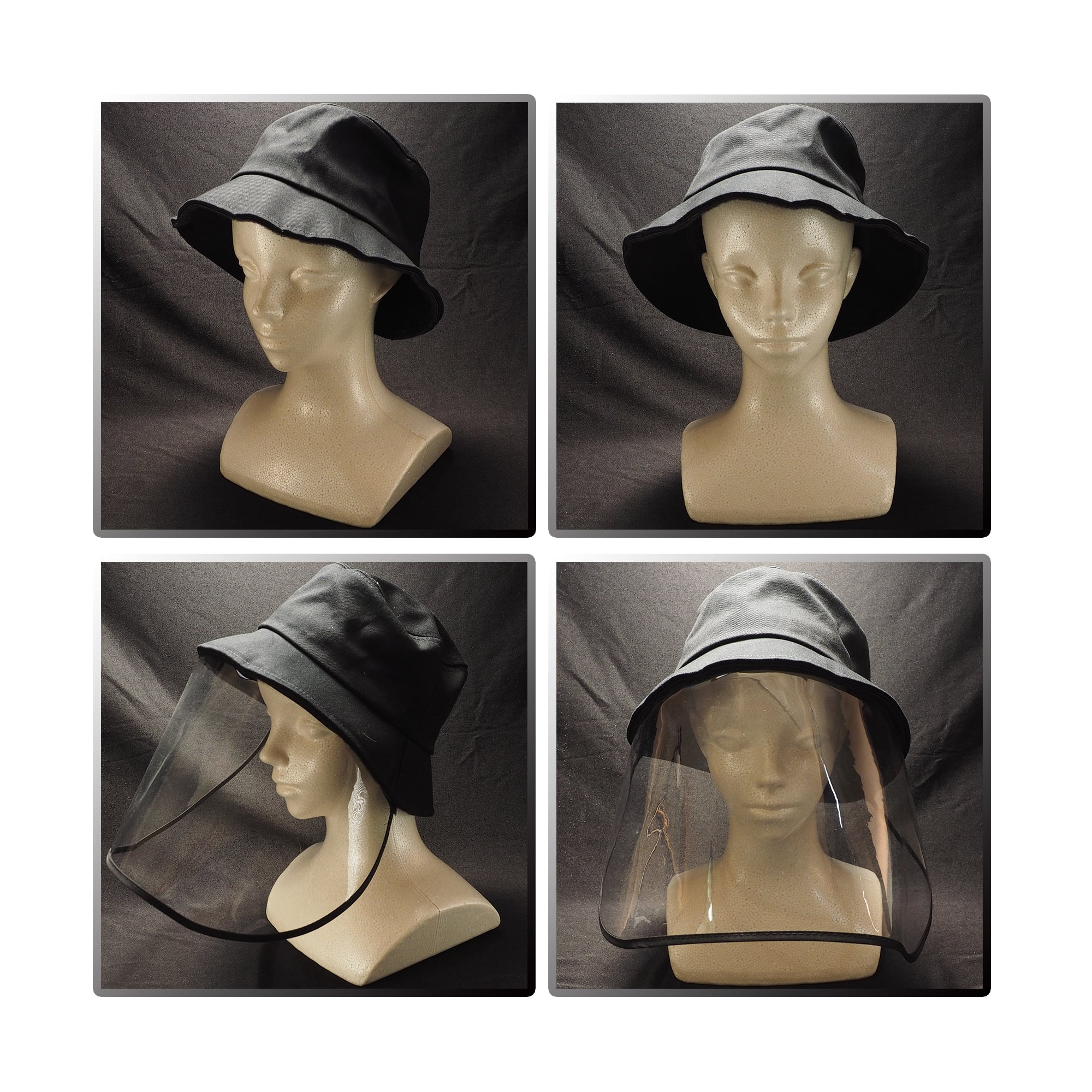 フェイスカバーハット