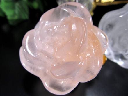 クリスタル 薔薇 ギフト インテリア クリスタルローズ ブラジル産