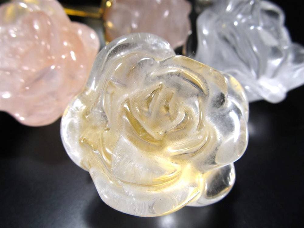 クリスタル 薔薇 ギフト インテリア クリスタルローズ ブラジル産