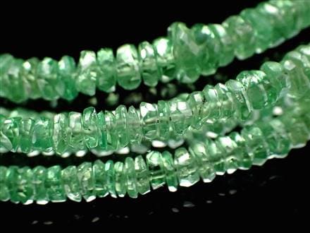 グリーンガーネット ブレスレット ガーネット ツァボライト 宝石質