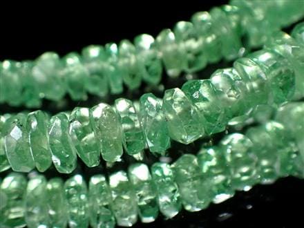 グリーンガーネット ブレスレット ガーネット ツァボライト 宝石質