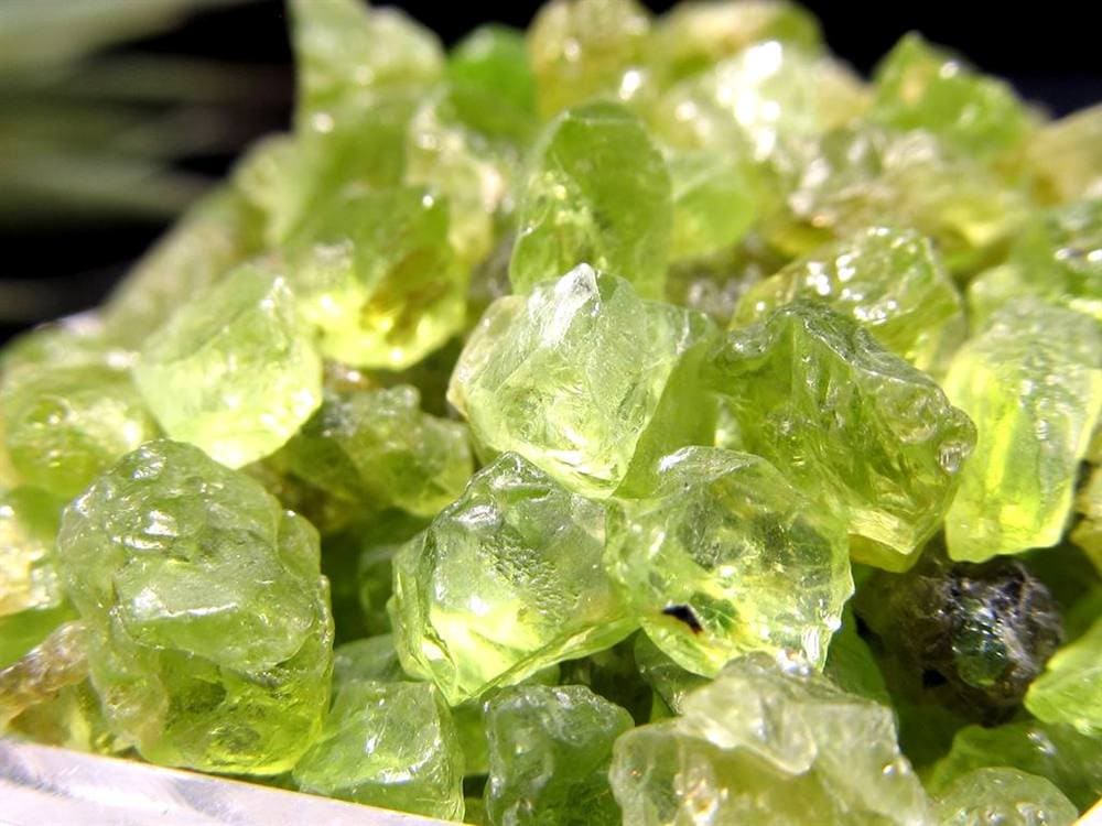 さざれ ペリドット かんらん石 天然石 パワーストーン