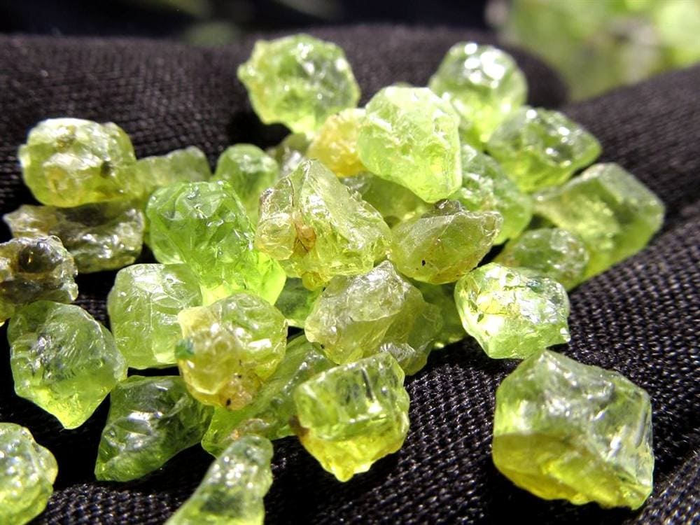 さざれ ペリドット かんらん石 天然石 パワーストーン