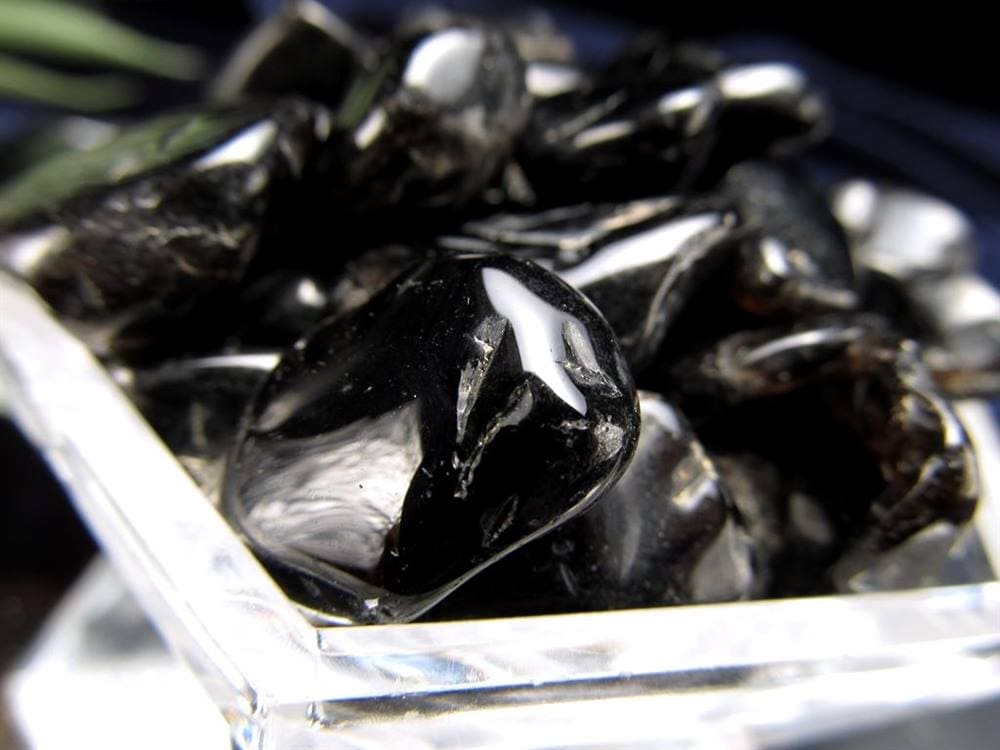 細石 チップ 黒水晶 モリオン 魔除け