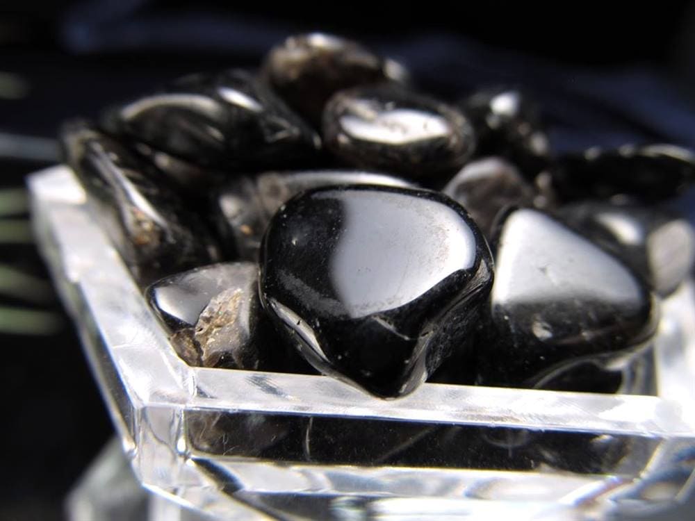 細石 チップ 黒水晶 モリオン 魔除け