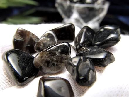 細石 チップ 黒水晶 モリオン 魔除け