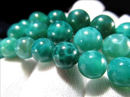 グリーンアゲート,緑瑪瑙,アゲート,ビーズ,一連