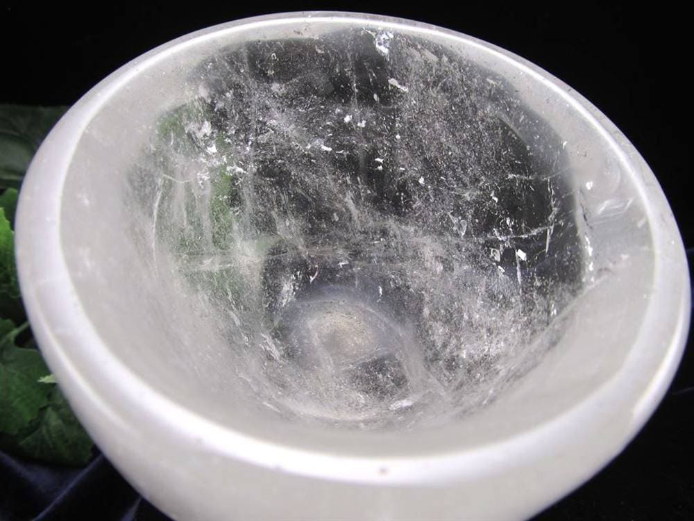 水晶 クリスタル 皿 置物 レインボー