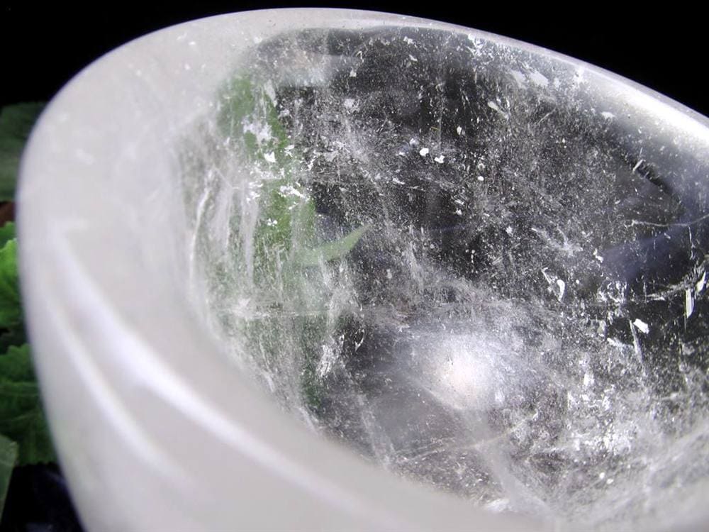 水晶 クリスタル 皿 置物 レインボー