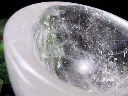 水晶 クリスタル 皿 置物 レインボー