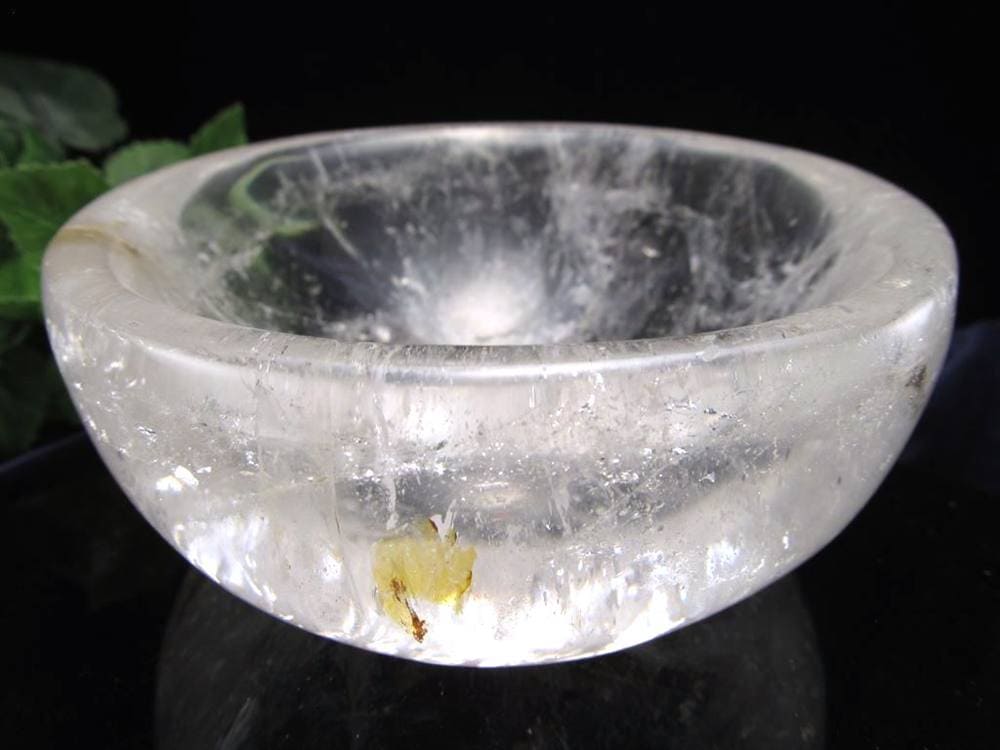 水晶 クリスタル 皿 置物 レインボー