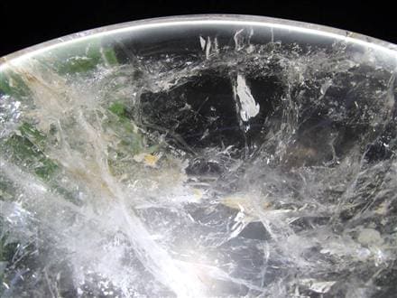 水晶 クリスタル 皿 置物 レインボー