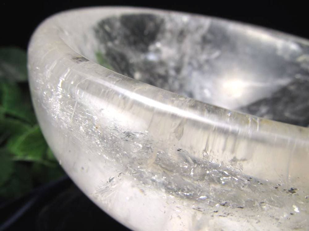 水晶 クリスタル 皿 置物 レインボー