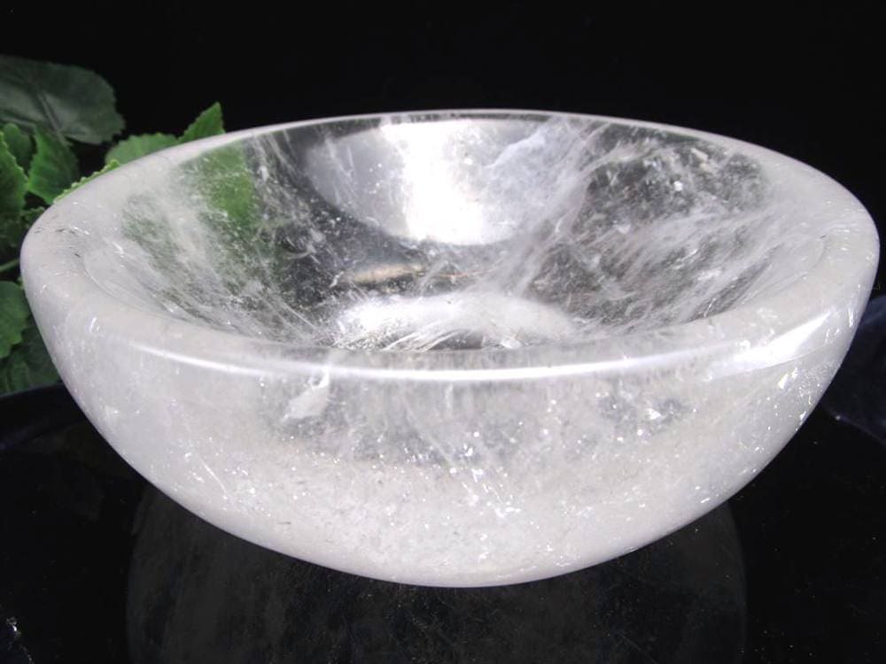 水晶 クリスタル 皿 置物 レインボー