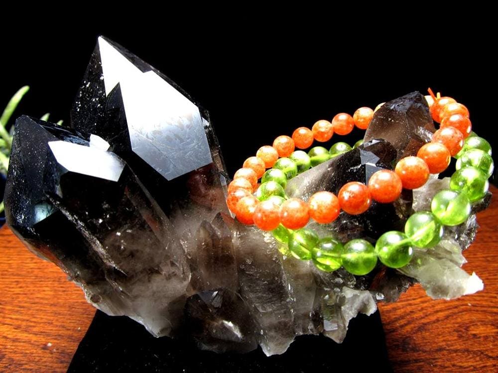 モリオン 黒水晶 厄除け クラスター アーカンソー 原石