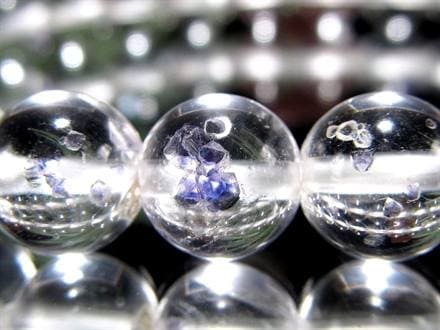 フローライトインクォーツ 蛍石 水晶 ブレスレット