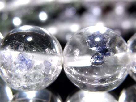 フローライトインクォーツ 蛍石 水晶 ブレスレット