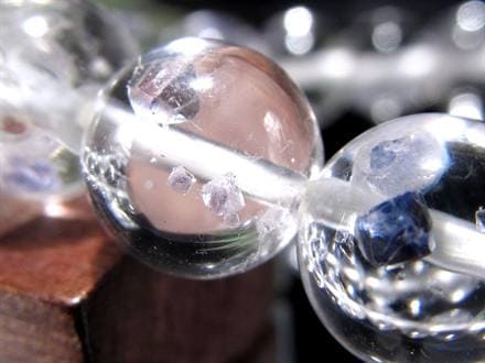 フローライトインクォーツ 蛍石 水晶 ブレスレット