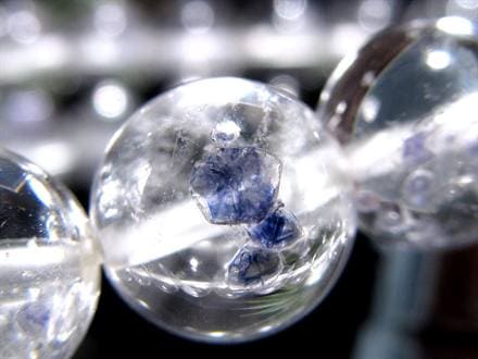 フローライトインクォーツ 蛍石 水晶 ブレスレット