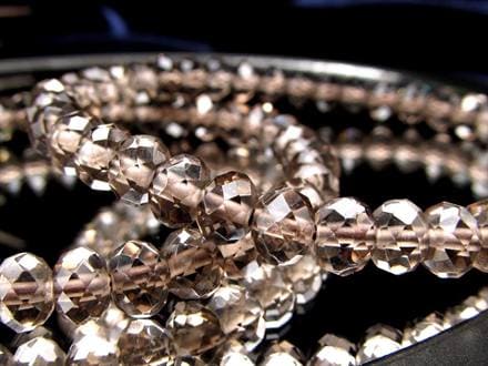 スモーキークォーツ 煙水晶 ボタンカット ブレスレット