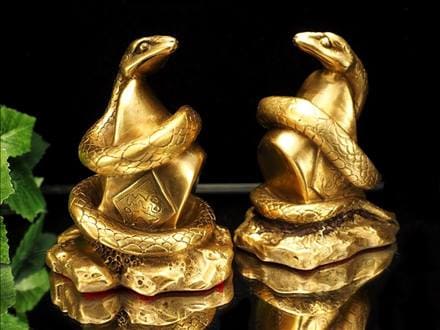 白蛇,置物,縁起物,風水,弁財天