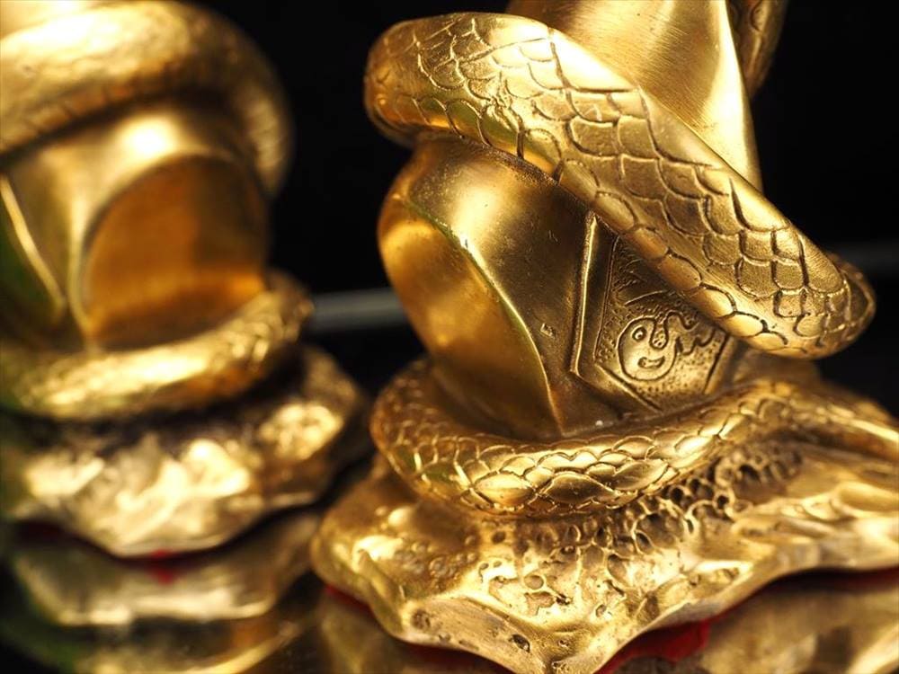 白蛇,置物,縁起物,風水,弁財天