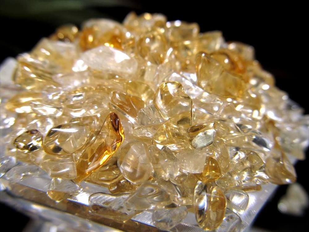 さざれ 細石 シトリン 黄水晶 Citrine