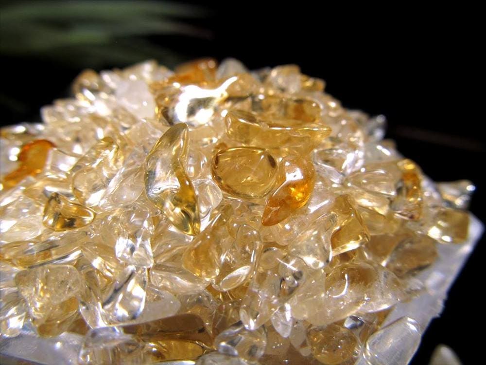 さざれ 細石 シトリン 黄水晶 Citrine