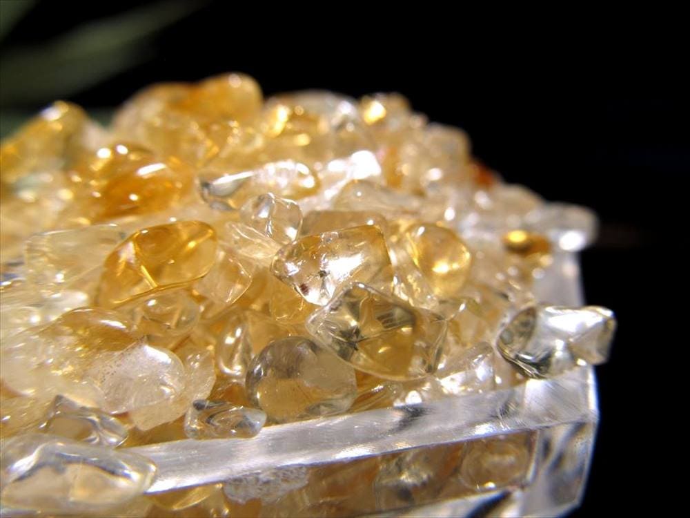 さざれ 細石 シトリン 黄水晶 Citrine