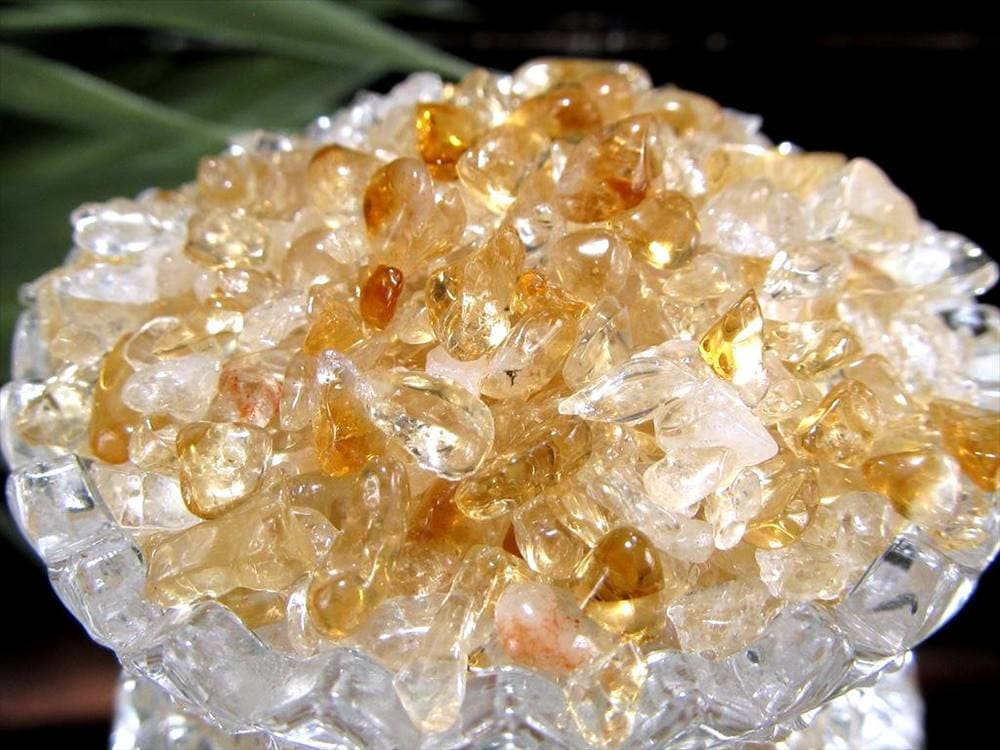 さざれ 細石 シトリン 黄水晶 Citrine
