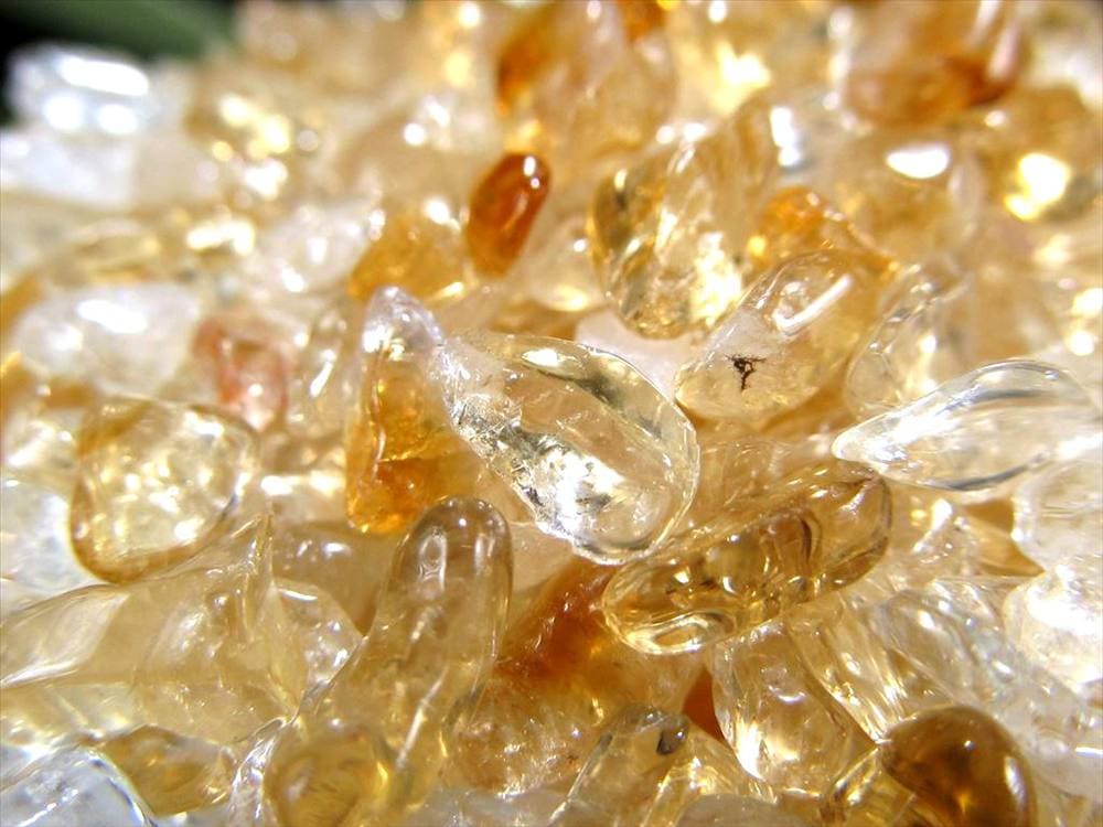 さざれ 細石 シトリン 黄水晶 Citrine