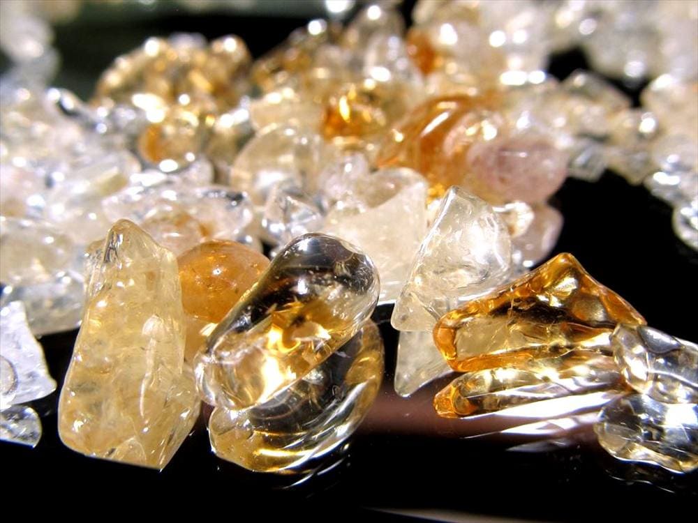 さざれ 細石 シトリン 黄水晶 Citrine