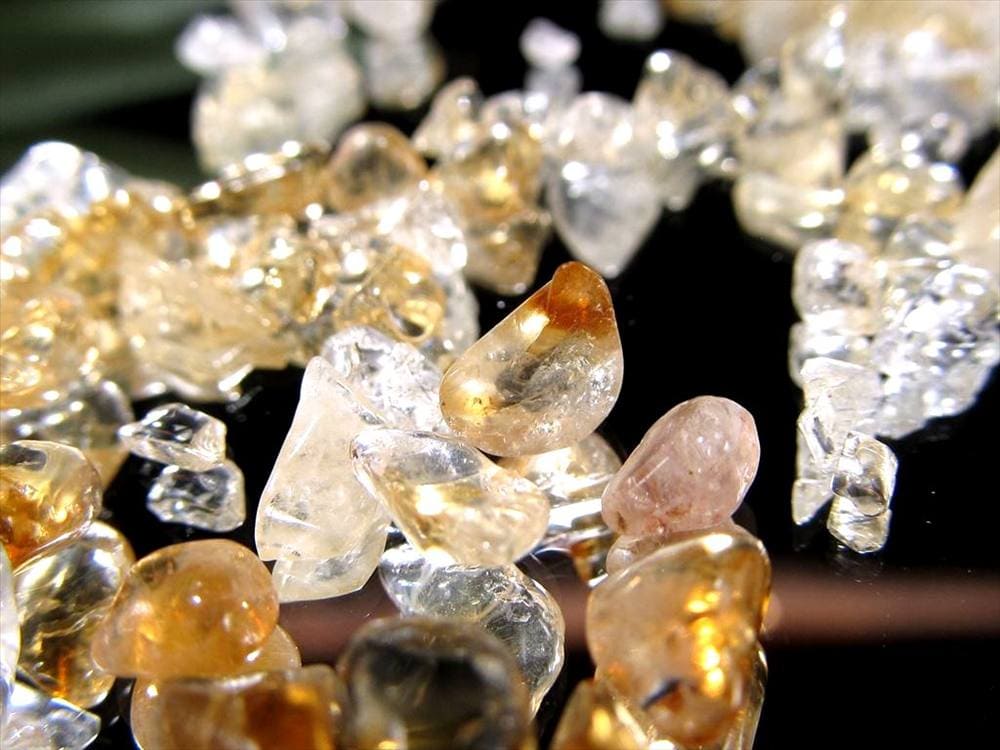さざれ 細石 シトリン 黄水晶 Citrine