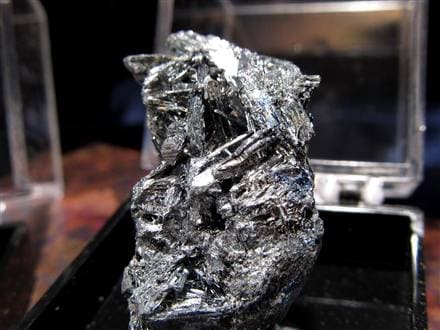スティブナイト 輝安鉱 ミニチュア 結晶 原石