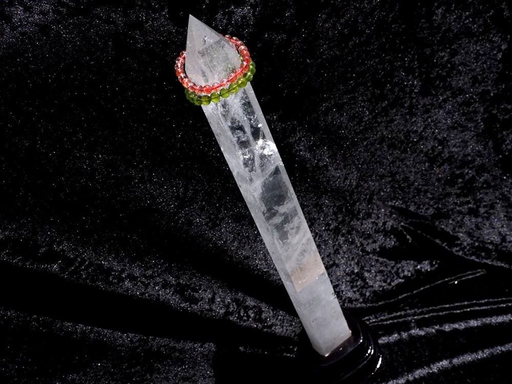 水晶 ポイント 置物 原石 クリスタル