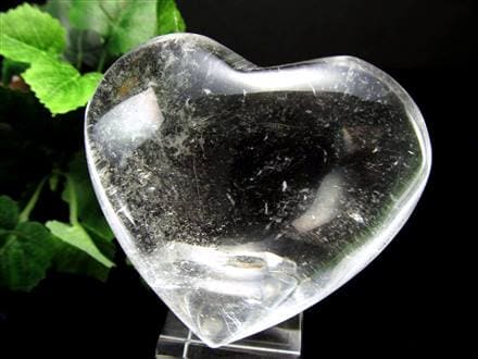 水晶 クォーツ ハート 置物 ブラジル