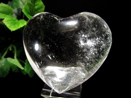 水晶 クォーツ ハート 置物 ブラジル