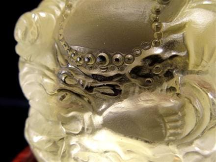 シトリン 黄水晶 黄財神 彫刻 置物