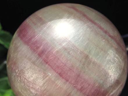 フローライト イットリウムフローライト 蛍石 丸玉 置物 スフィア