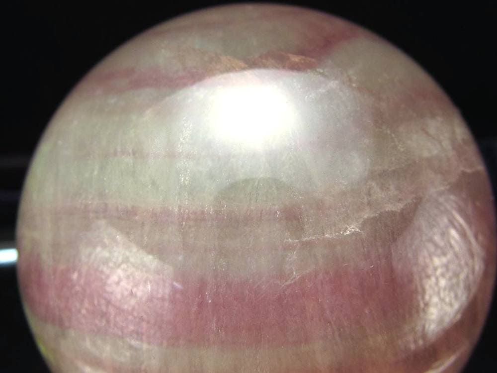 フローライト イットリウムフローライト 蛍石 丸玉 置物 スフィア