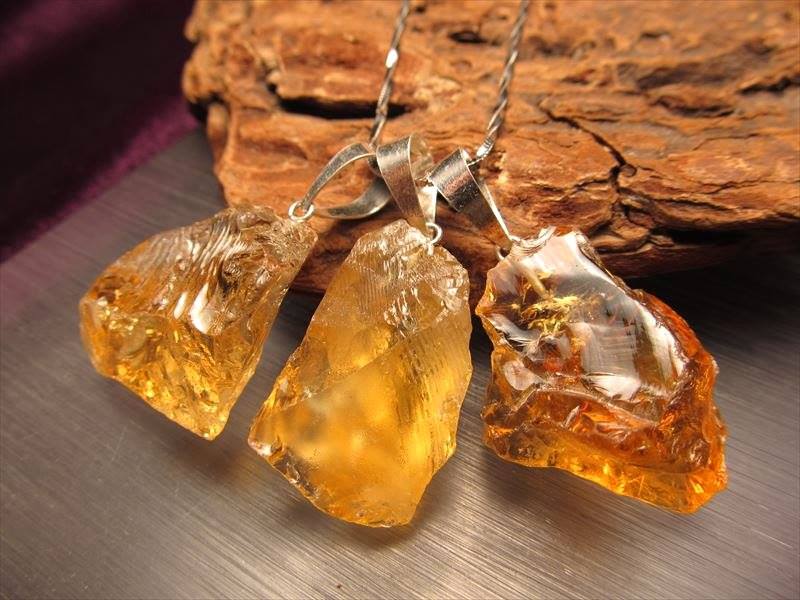 アメトリン原石ペンダントトップ