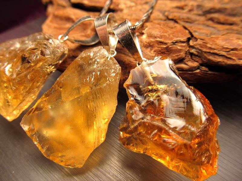 アメトリン原石ペンダントトップ