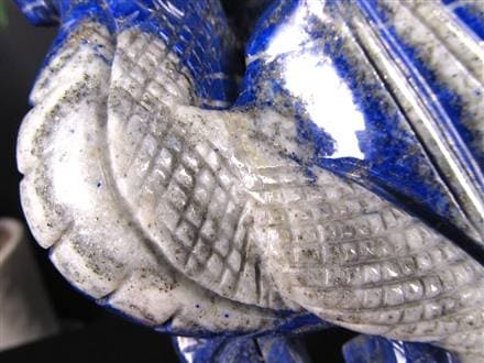 ラピスラズリ 青金石 彫刻置物 ドラゴン 龍
